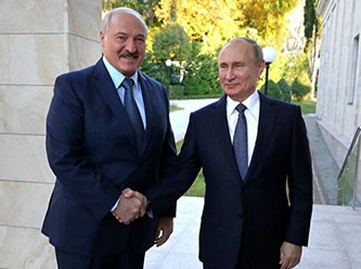 Putin ve Lukaşenko bir araya gelip gözdağı verdiler