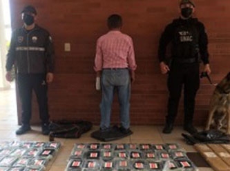 Ekvador’da Türkiye varışlı konteynerde 95 kilo kokain ele geçirildi