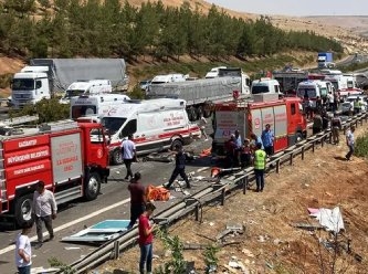 Gaziantep ve Mardin'deki kazada 24 kişi hayatını kaybetti