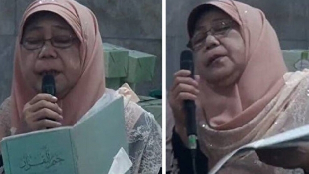 Endonezya’nın hanım hocası Kur’an okurken ruhunu teslim etti