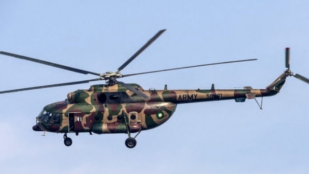 Pakistan’da askeri helikopter düştü: 6 kişi hayatını kaybetti