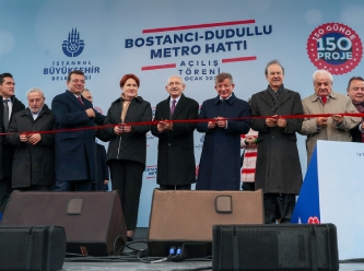 Bostancı-Dudullu metrosu liderlerin katılımıyla açıldı