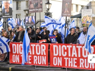 Netenyahu'ya Londra'da protesto şoku