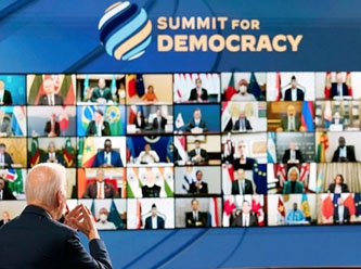 Türkiye'nin yine davet edilmediği İkinci Demokrasi Zirvesi başlıyor