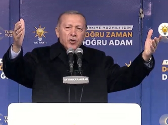 Erdoğan ilk seçim mitinginde tansiyonu yükseltti: 