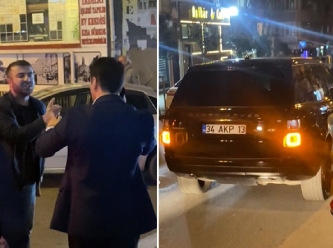 ‘AKP’ plakalı çakarlı lüks cipin sürücüsü taksiciyi tehdit etti: ‘Terörist’