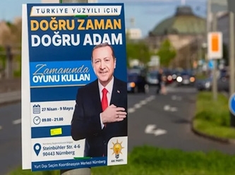 Almanya’da 'Erdoğan’ın afişleri' krizi