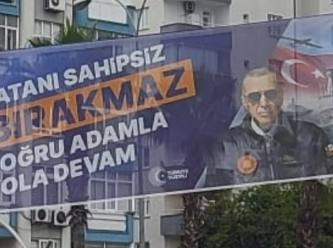 AKP propaganda yasağını çiğnedi