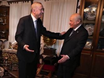 Erdoğan ile Bahçeli'den sürpriz görüşme!