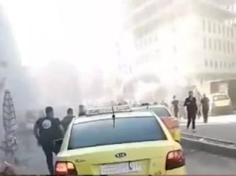 Suriye’nin başkenti Şam’da büyük patlama