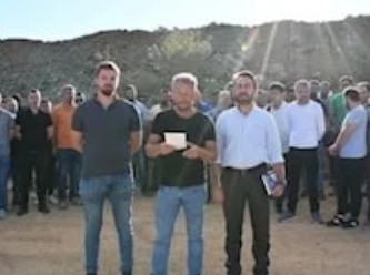 Erdoğan’ın açılışını yaptığı madende işçiler, maaş zammını protesto etti