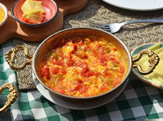 Menemen yemek artık cesaret ister!