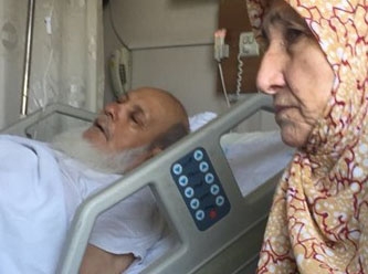 86 yaşındaki yatalak hasta Mustafa Said Türk ambulansla cezaevine götürüldü