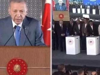 Erdoğan’dan milletvekiline fırça: Tuba, ne seyrediyorsun, butona bas