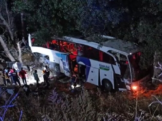 Yozgat'ta yolcu otobüsü şarampole uçtu: 11 ölü