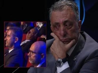 Beşiktaş Başkanı, kura çekimi sırasında salonda uyuyakaldığı iddiasıyla gündemde