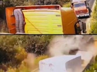 Freni patlayan kamyon kalabalığa daldı: Çok sayıda ölü var