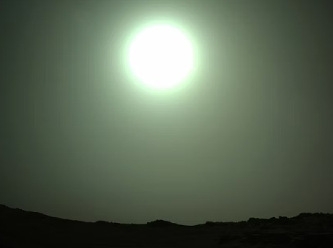 Mars'ta göz kamaştıran 'mavi günbatımı'
