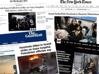 Batı basını, İsrail'in hastane saldırısını böyle gördü
