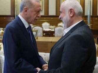 Erdoğan, Hamas lideriyle görüştü