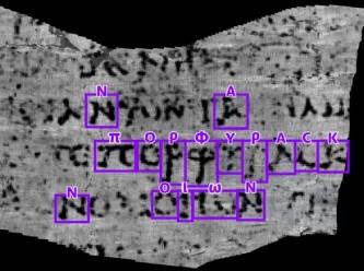 Yanmış antik papirüsteki yazı yapay zeka ile deşifre edildi