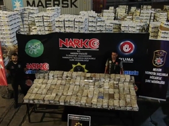 Mersin Limanı’nda yine uyuşturucu operasyonu: Yarım tondan fazla kokain ele geçirildi