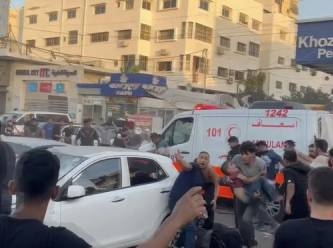 İsrail, ağır yaralıları taşıyan ambulans konvoyunu bombaladı
