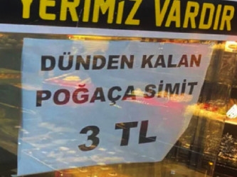 Bayat ekmekten sonra, bayat poğaça dönemi