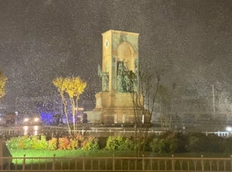 Kuraklığın pençesindeki İstanbul’da kar yağışı etkili oldu