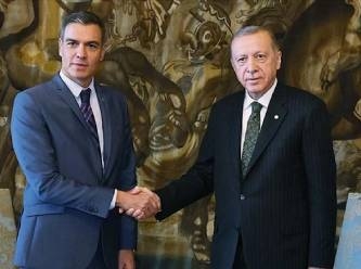 Erdoğan ile Sanchez arasında kritik görüşme