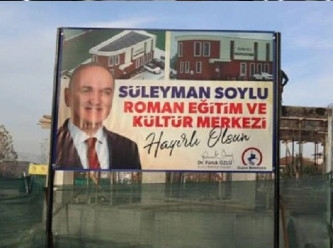 AKP’li belediyeden 'Süleyman Soylu Kültür Merkezi'