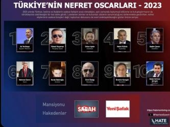 ‘2023 Türkiye’nin Nefret Oscarları’ sahiplerini buluyor