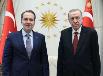 Erdoğan’la görüşen Erbakan’dan ittifak sorusuna cevap
