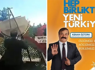 Şehit cenazesinde provokatör AKP'li çıktı
