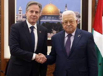 Blinken'dan Abbas'a Filistin devleti için destek sözü