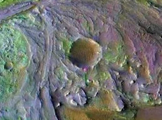 NASA Mars'ta 'antik' bir göl buldu
