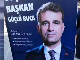 Bir tuhaf seçim afişi: İYİ Parti'nin adayına CHP rozetli fotoğraf