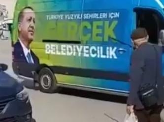 Canına tak eden emekli AKP aracının yolunu kesti