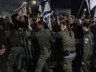 İsrailliler sokaklara çıktı: Polisten sert müdahale