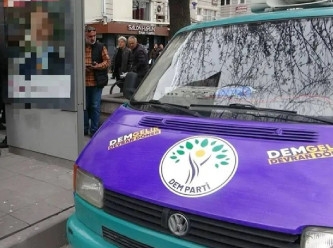 DEM Parti’nin seçim aracına silahlı saldırı