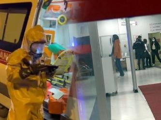 Devlet hastanesinde acil servis boşaltıldı, hasta kabulü durduruldu