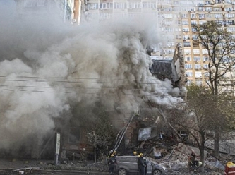 Moskova saldırısından Ukrayna'yı sorumlu tutan Rusya, Kiev ve Lviv'i vurdu