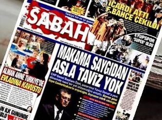 Yandaş Sabah Gazetesi şaşırttı: Erdoğan ve AKP değil Özel var