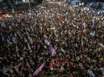 İsrailliler yine sokakta: Netanyahu'ya istifa çağrısı