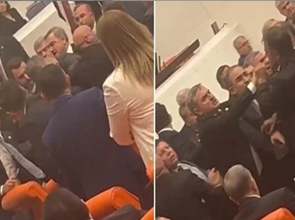 TBMM'de ‘Hırsız AKP’ kavgası! AKP ve DEM Partili vekiller yumruk yumruğa kavga etti