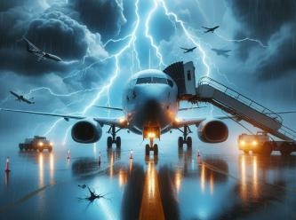 Havada korku dolu anlar: İstanbul-Bodrum uçağına yıldırım isabet etti
