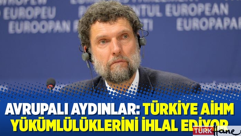 Avrupalı aydınlar: Türkiye AİHM yükümlülüklerini ihlal ediyor
