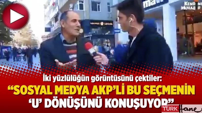 İki yüzlülüğün görüntüsünü çektiler: Sosyal medya AKP’li bu seçmenin ‘U’ dönüşünü konuşuyor