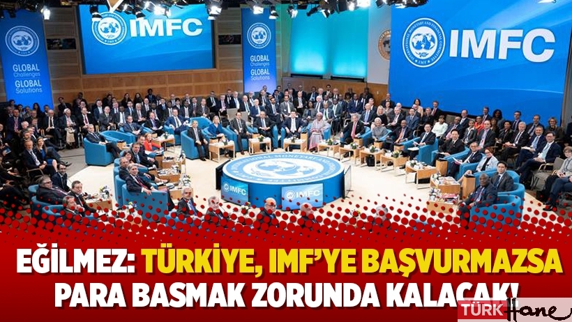 Ekonomist Mahfi Eğilmez: Türkiye, IMF’ye başvurmazsa para basmak zorunda kalacak!
