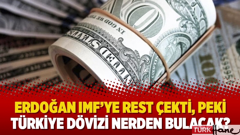 Erdoğan IMF’ye rest çekti, peki Türkiye dövizi nerden bulacak?